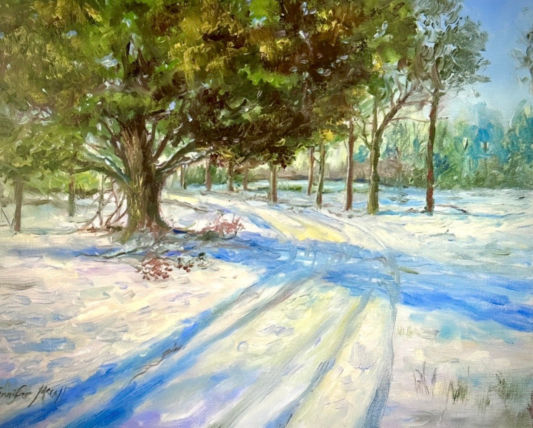 Snow Lights Print