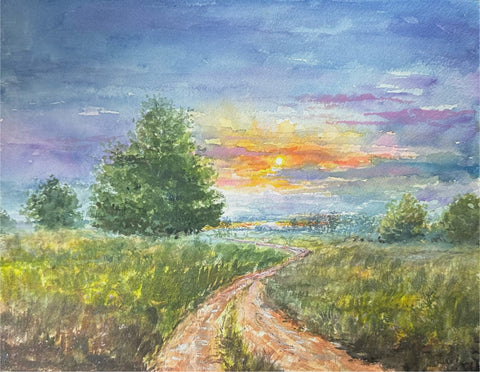 Sunrise In The Pasture
