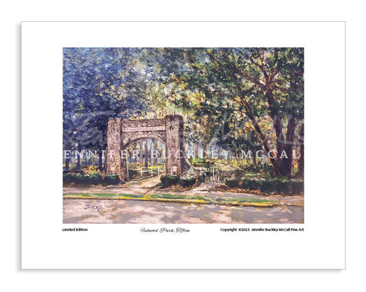 "Fulwood Park, Tifton" 11 x 14 inch LIMITED EDITION PRINT