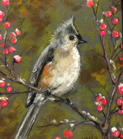 5 x 7 Print of Tufted Titmouse