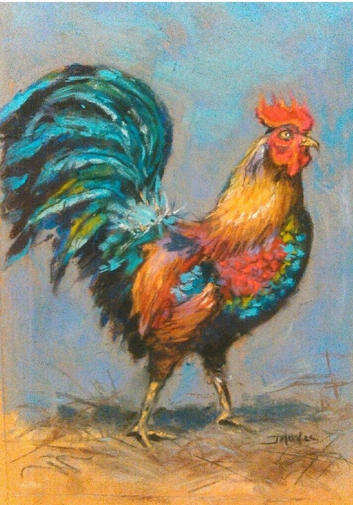 5 x7 Print of Clyde, King of The Barnyard