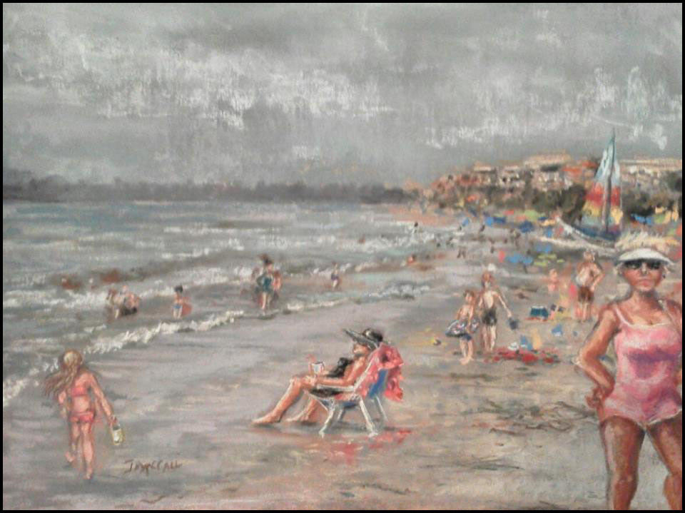 East Beach Saturday (Framed)