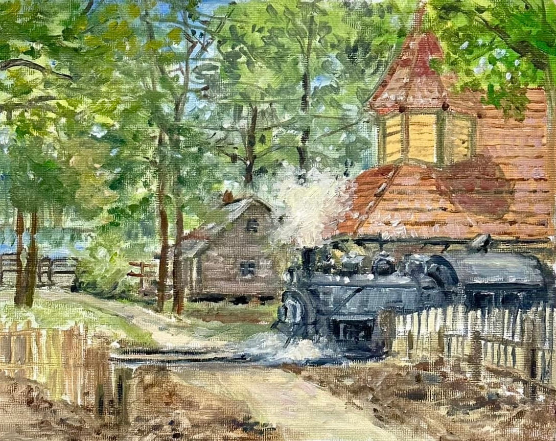 All Aboard - En Plein Air Limited Edition Fine Art Paper Print