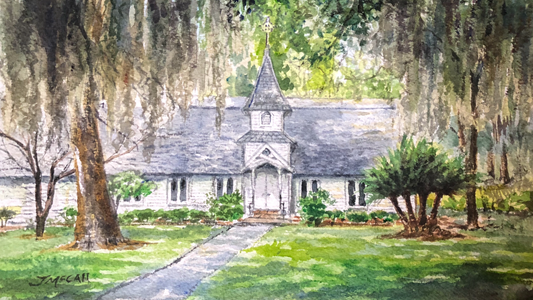 Christ Church, Saint Simons Island- Limited Edition Print