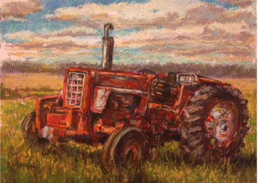 "Put Out To Pasture" (Framed)